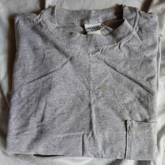 Vintage Anchor Blue Basic T-Shirt - Picture 2 of 5